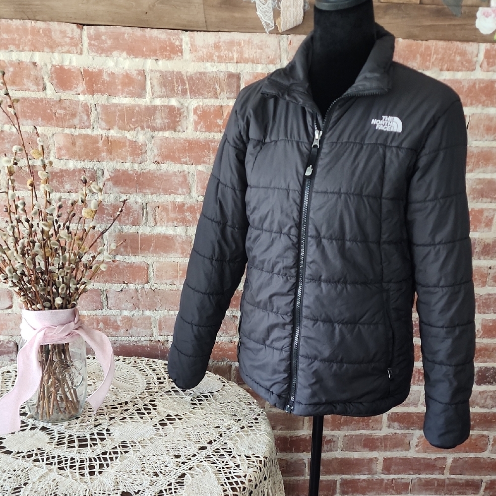 The North Face Boys' Black Quilted Puffer Jacket